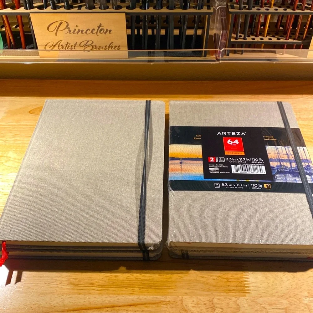 ARTEZA - Premium 2 pack Watercolor Book (lot 4 books)